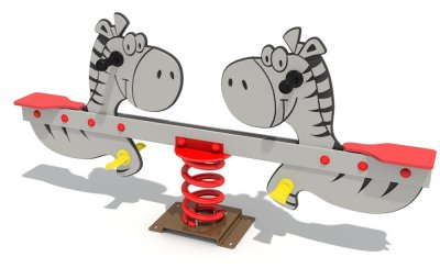  米兰·milan·运动游乐斑马主题双人儿