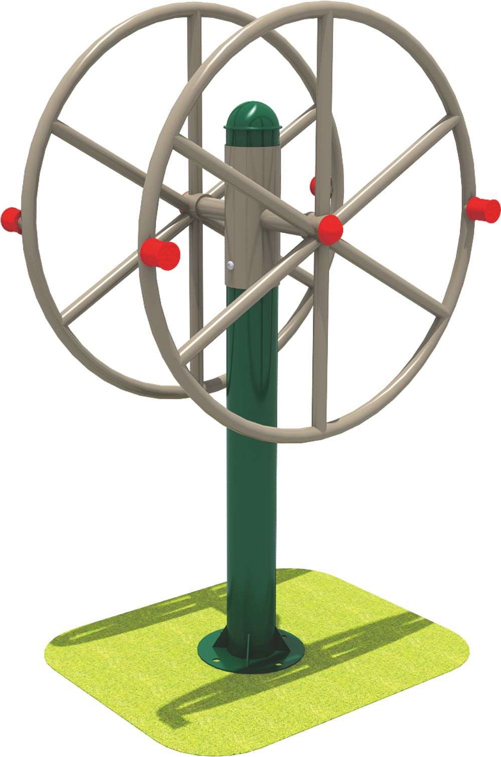 米兰·milan·运动健身器材 旋转风轮